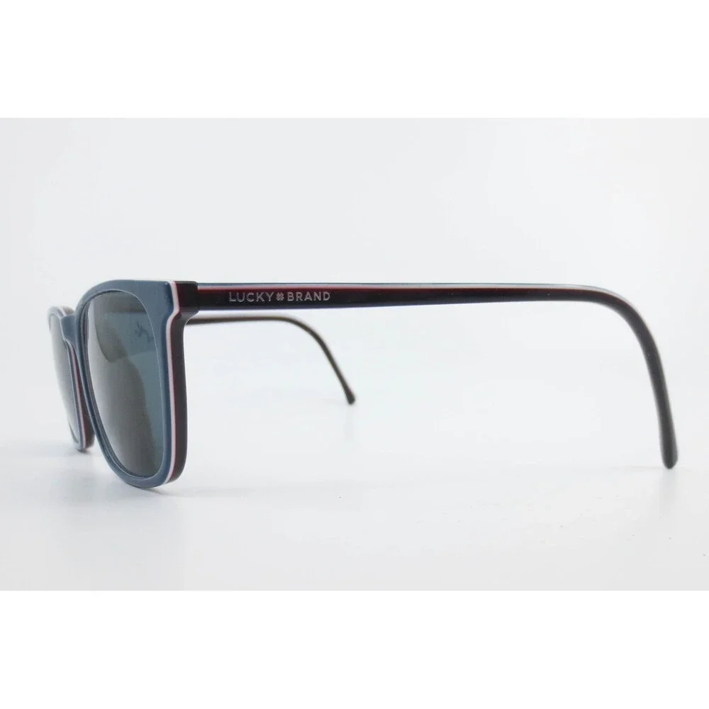 Lucky Brand VLBD533 Teal Rectangular Sunglasses 52-18-145 Mens Womens Eyewear